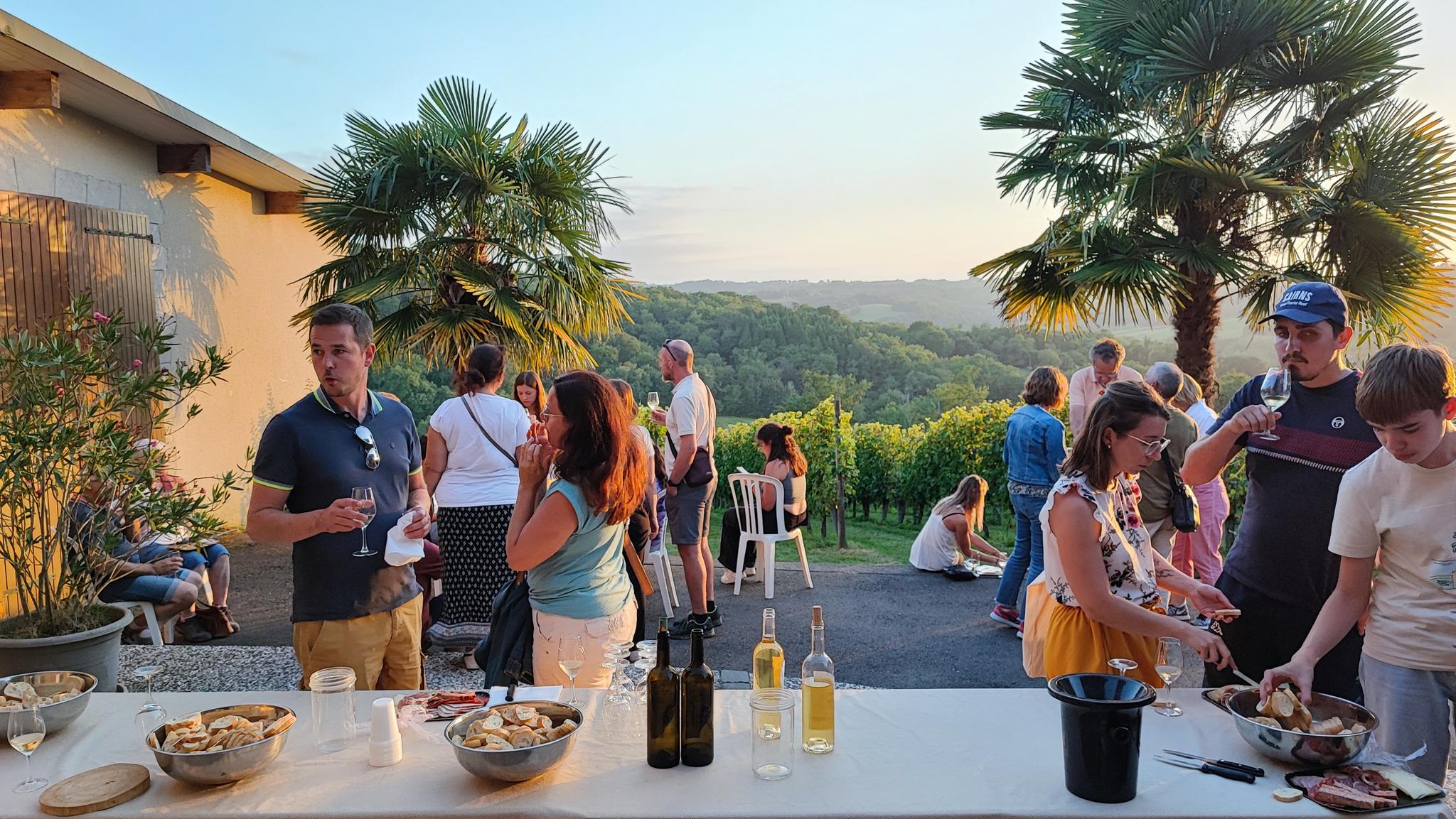 Photo de Balade dinatoire au crépuscule, AOC Jurançon