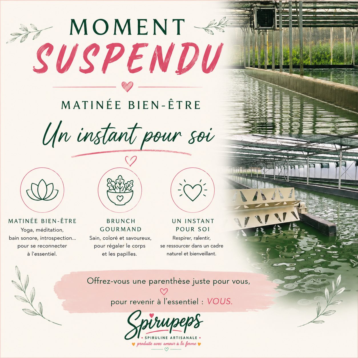 Moment suspendu - Les matinées bien-être à la ferme...