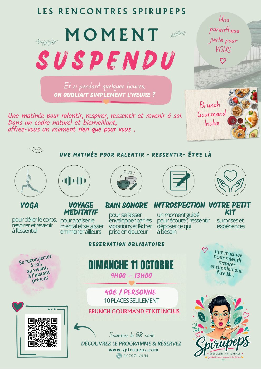 Photo de Moment suspendu - Les matinées bien-être à la ferme...