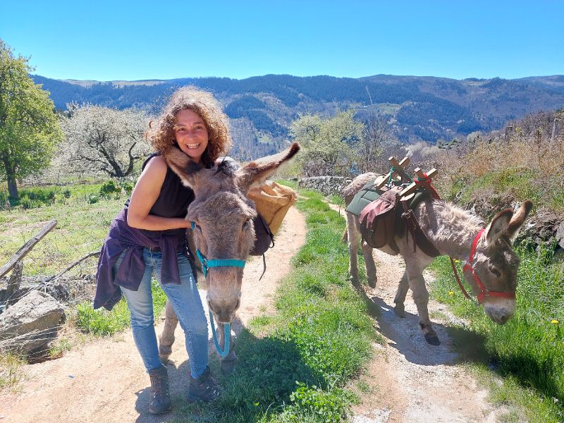 Photo de Randonnée avec un âne 