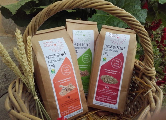 Photo de Ferme RUETTE <br> Le moulin d'Agnès: farines, spécialité céréalière, nouille, préparations gourmandes sucrées